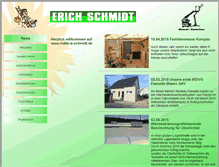 Tablet Screenshot of maler-e-schmidt.de